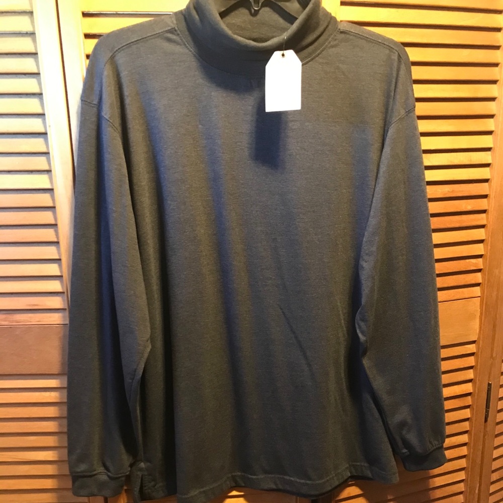 North Hudson Charcoal Grey Turtleneck Top